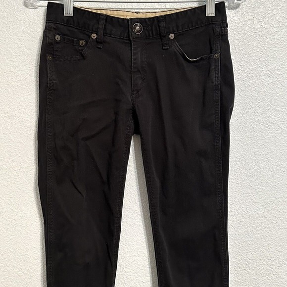 Rag & Bone handmade in New York Ankle Skinny Black Jean Pants Women’s Size 26 - Picture 2 of 15